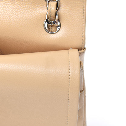 Chanel Caviar Quilted Jumbo Double Flap Beige Clair 10 of 13