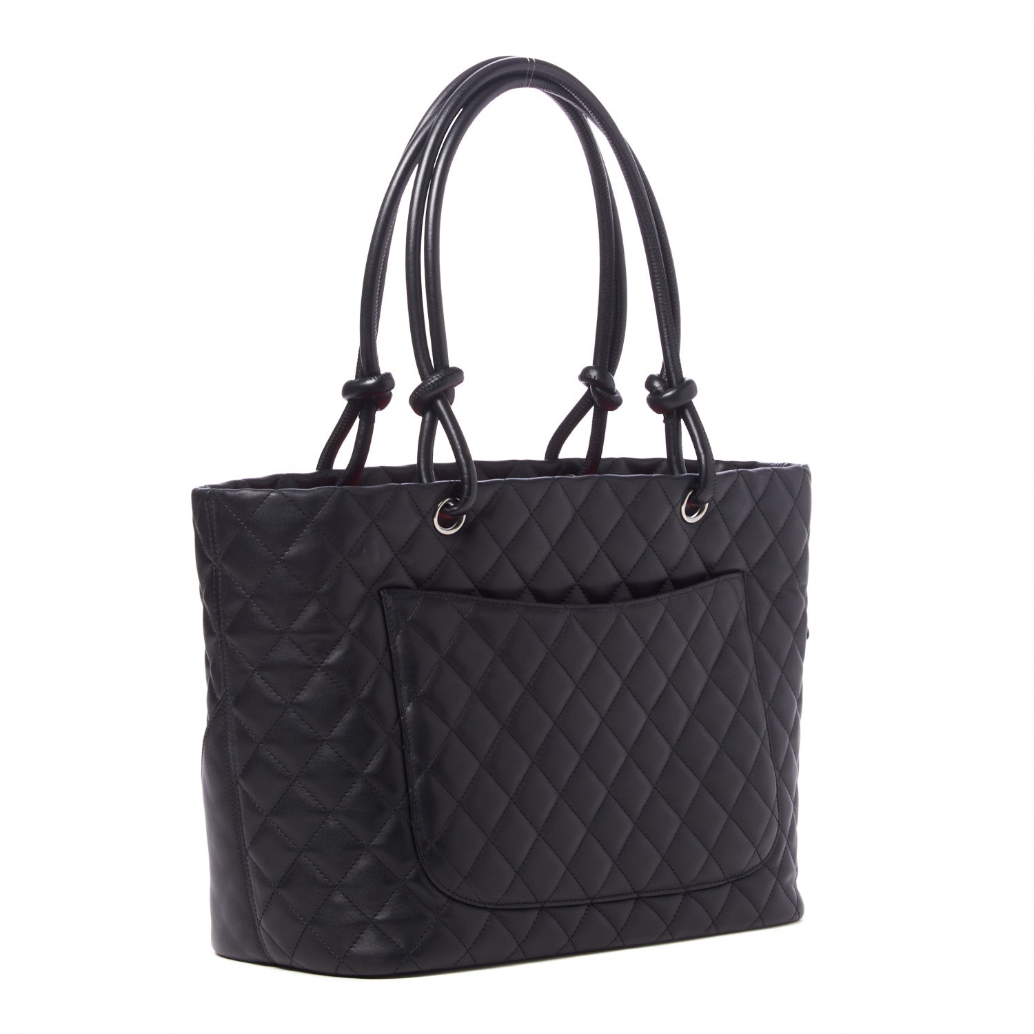 Chanel Calfskin Quilted Large Cambon Tote Black 2 of 9