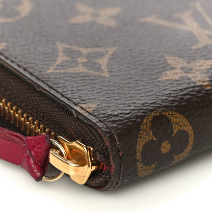 Louis Vuitton Monogram Clemence Wallet Fuchsia 8 of 13