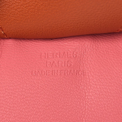 Hermes Milo Lambskin Grigri Rodeo Horse Bag Charm GM Rose Azalee Cornaline Bleu De Malte 3 of 4