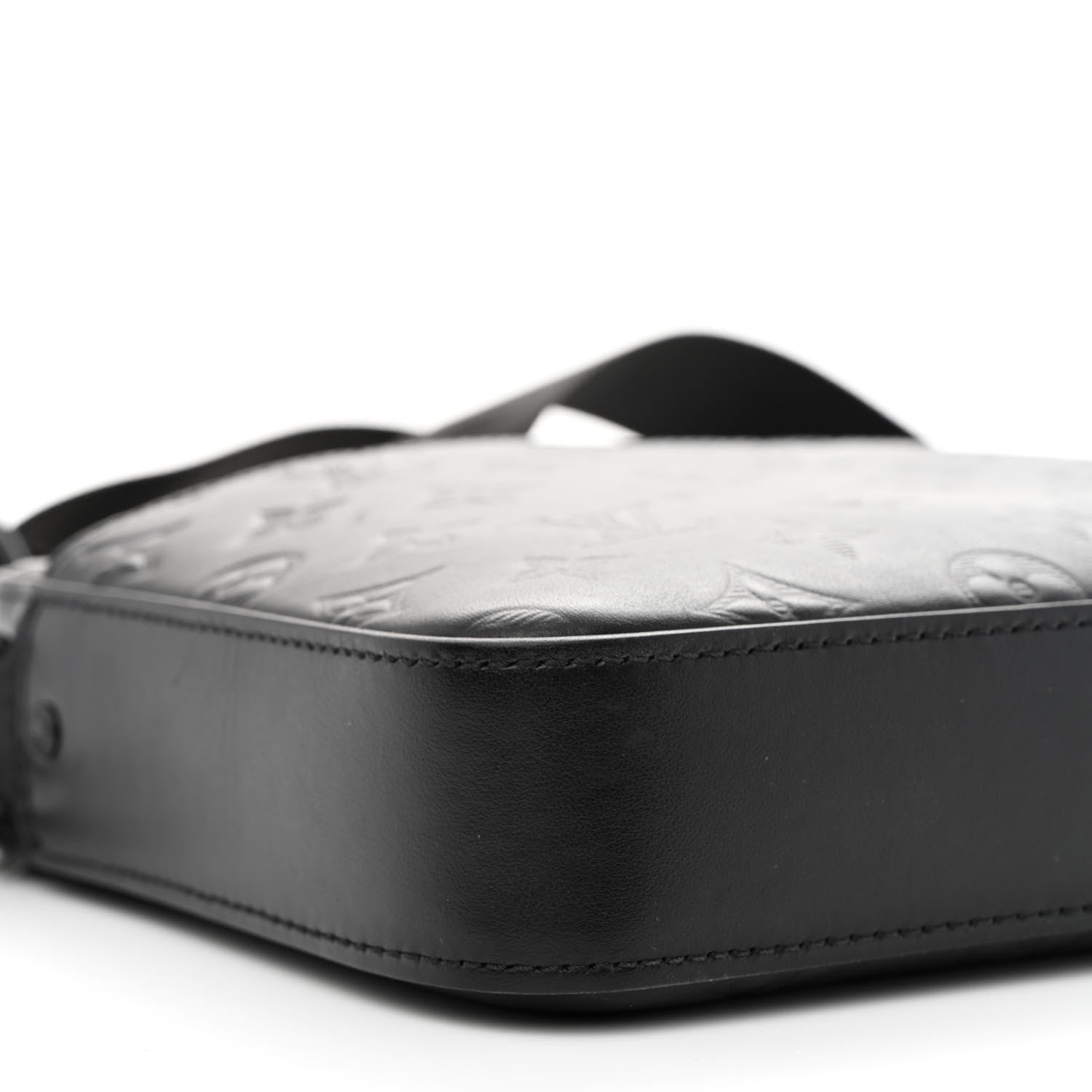 Louis Vuitton Calfskin Monogram Shadow Duo Messenger Black 8 of 9