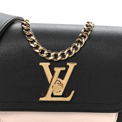 Louis Vuitton Grained Calfskin Lockme Tender Black 6 of 9