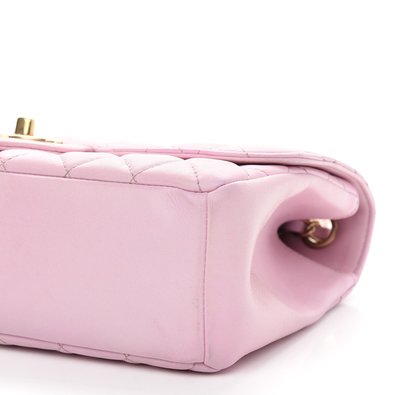 Chanel Lambskin Quilted Medium Mademoiselle Chic Flap Pink 8 of 9