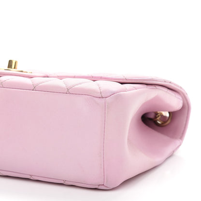 Chanel Lambskin Quilted Medium Mademoiselle Chic Flap Pink 8 of 9