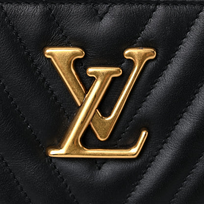 Louis Vuitton Calfskin New Wave Zipped Pochette Black 8 of 10
