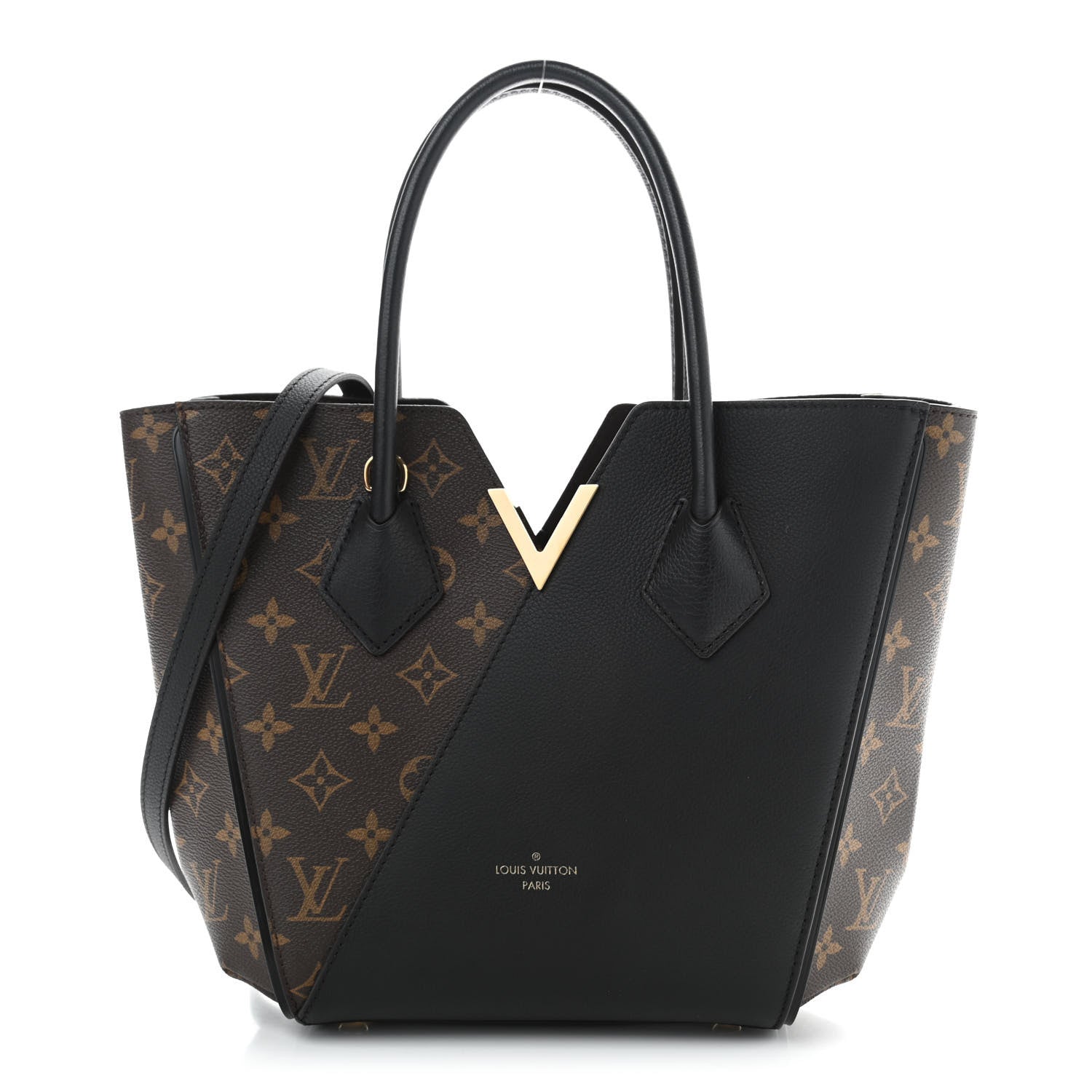 Louis Vuitton Calfskin Monogram Kimono Tote PM Black 1 of 10