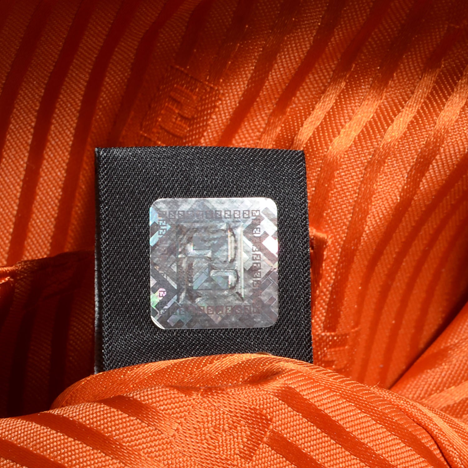 Fendi Vitello Elite Regular 2Jours Tote Arancio 10 of 12