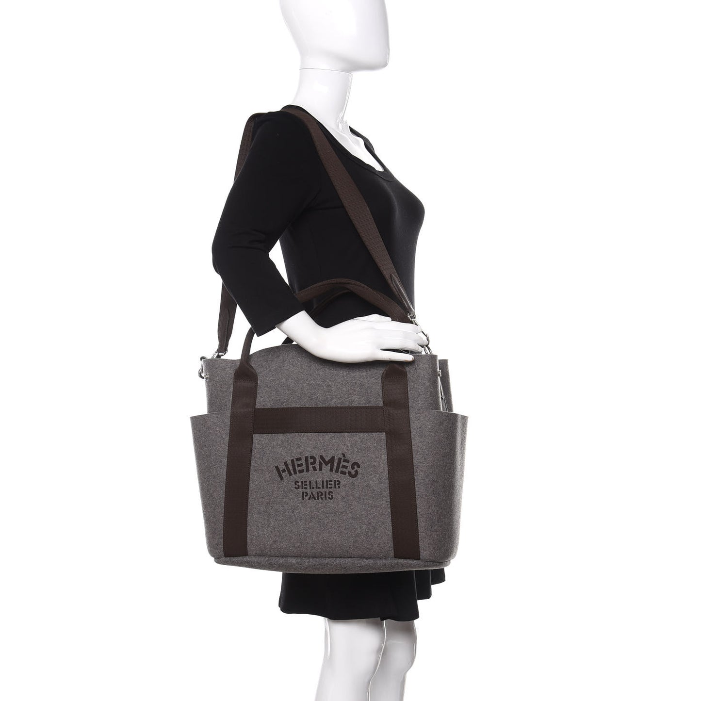 Felt Sac De Pansage Groom Bag Acier