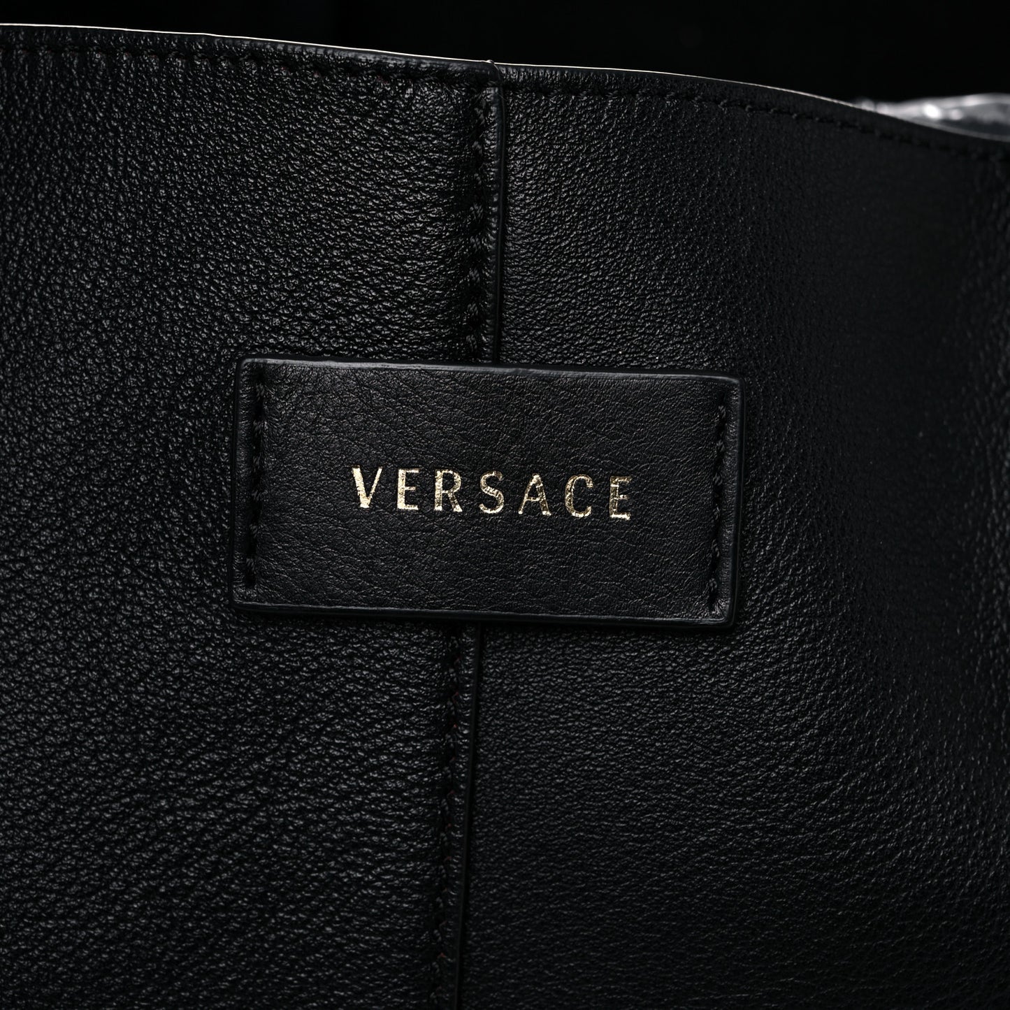 Calfskin Palazzo Tote Black