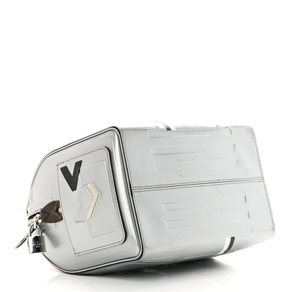 Louis Vuitton Epi Spaceship Embossed Speedy 25 Silver 4 of 15