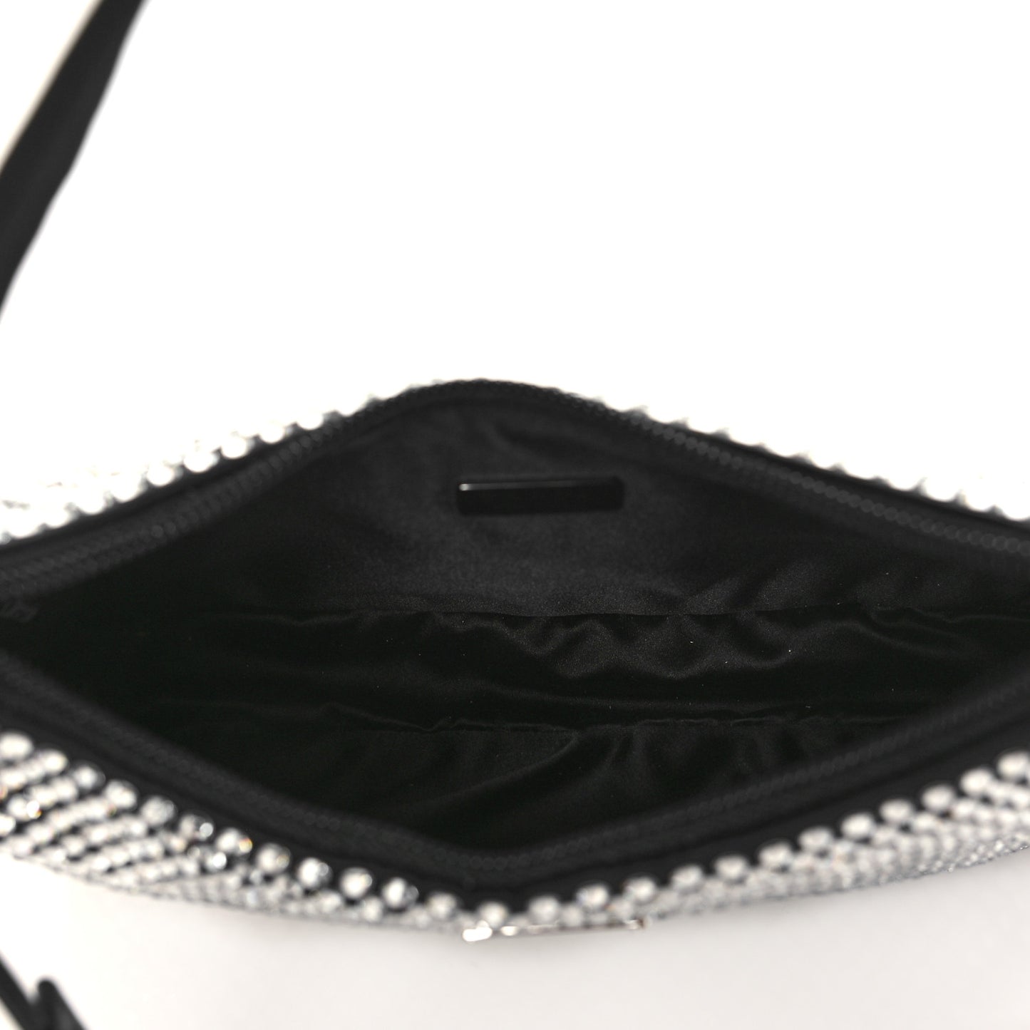 Satin Crystal Mini Re-Edition 2000 Bag Cristal