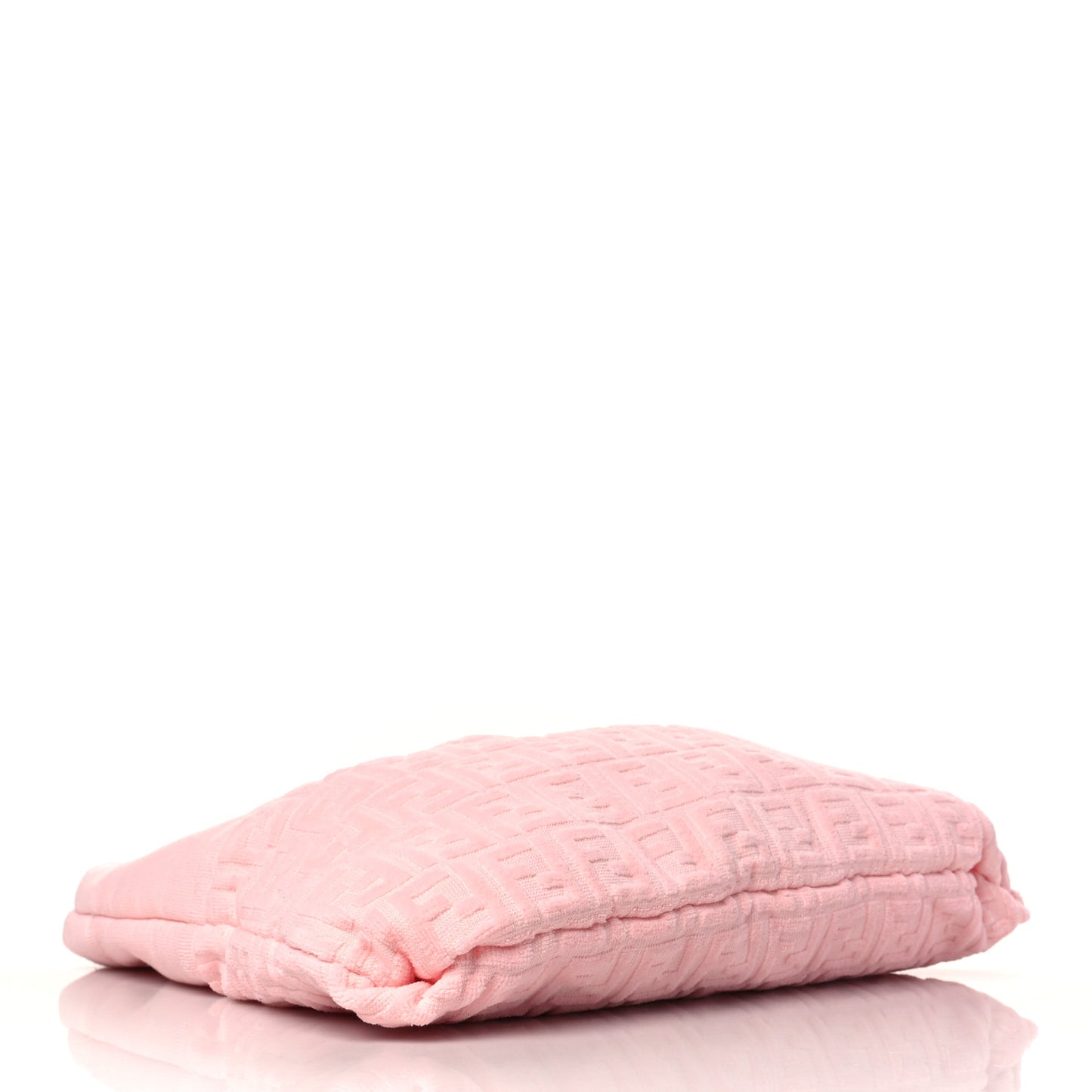 Terrycloth FF Embossed Beach Towel Tote Bag Pink