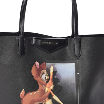 Givenchy Textured Coated Canvas Bambi Print Medium Antigona Tote 8 of 10