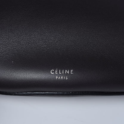 Celine Smooth Calfskin Long Strap Big Bucket Bag Liquorice 8 of 9