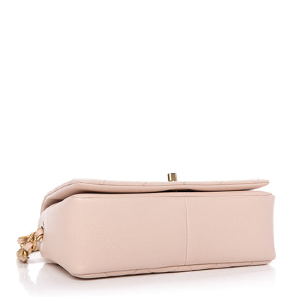 Chanel Caviar Quilted Small Fashion Therapy Flap Bag Beige 4 of 11