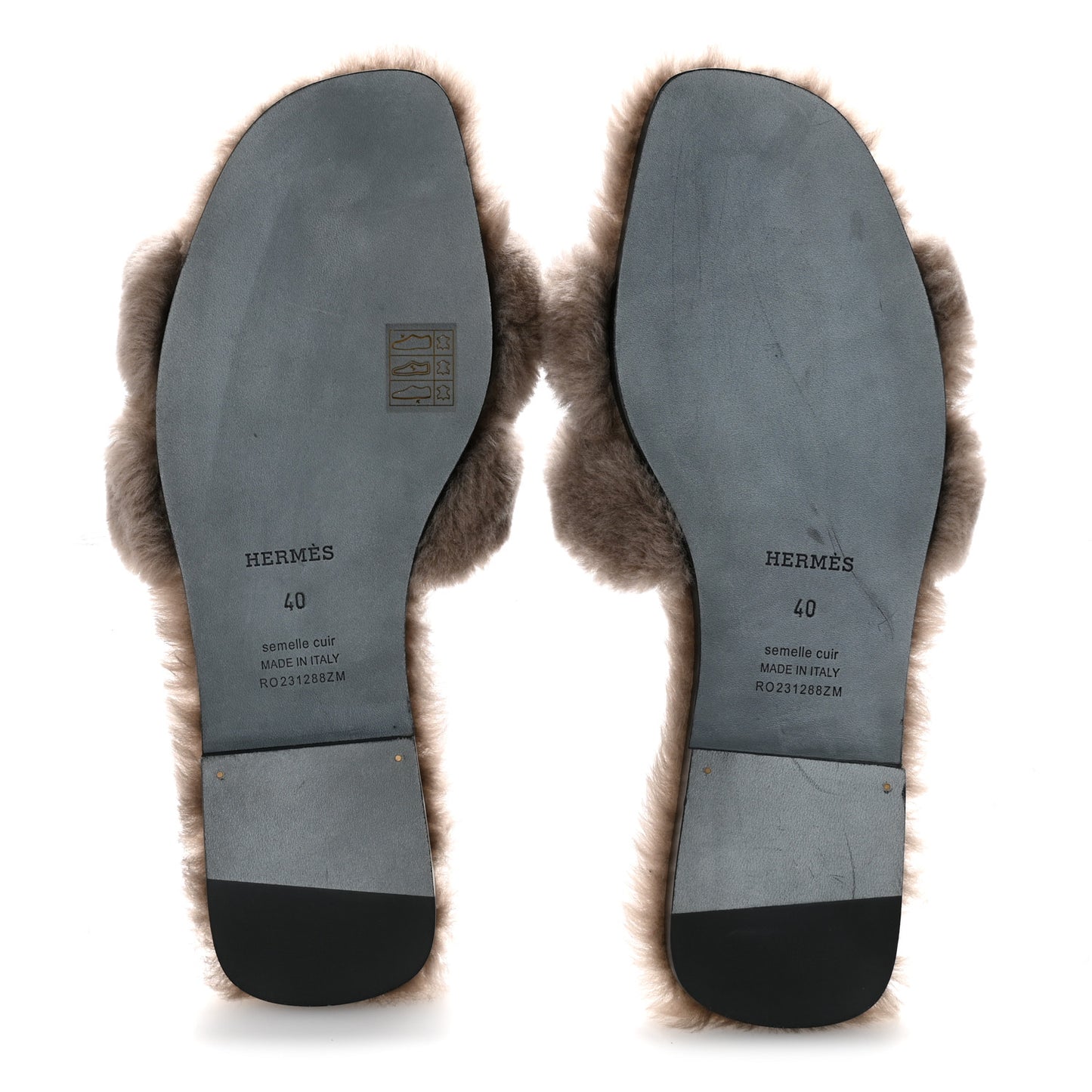 Woolskin Oran Sandals 40 Etoupe
