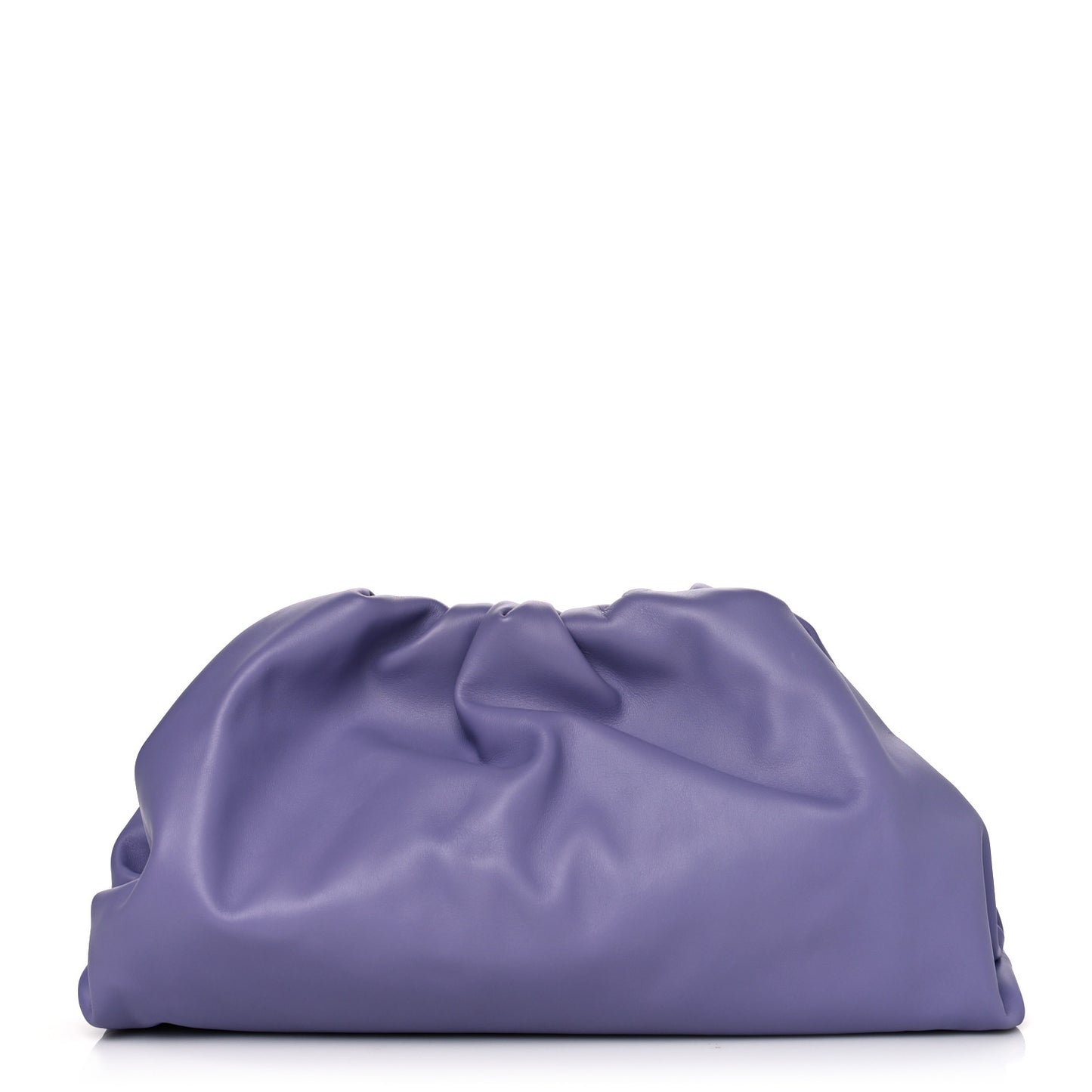 Smooth Butter Calf The Pouch Oversized Clutch Lavender