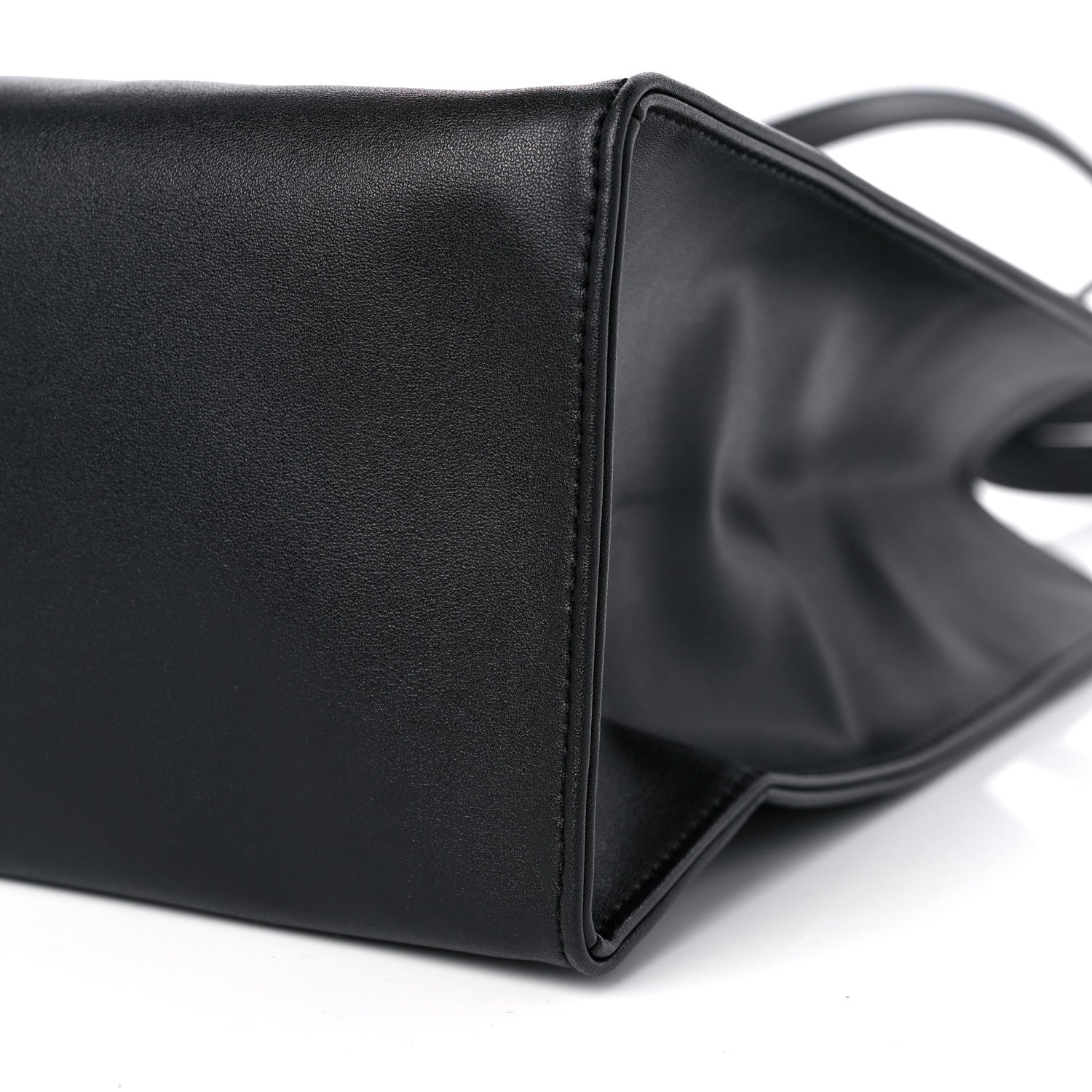 Telfar Vegan Leather Medium Shopping Bag Black 8 of 8