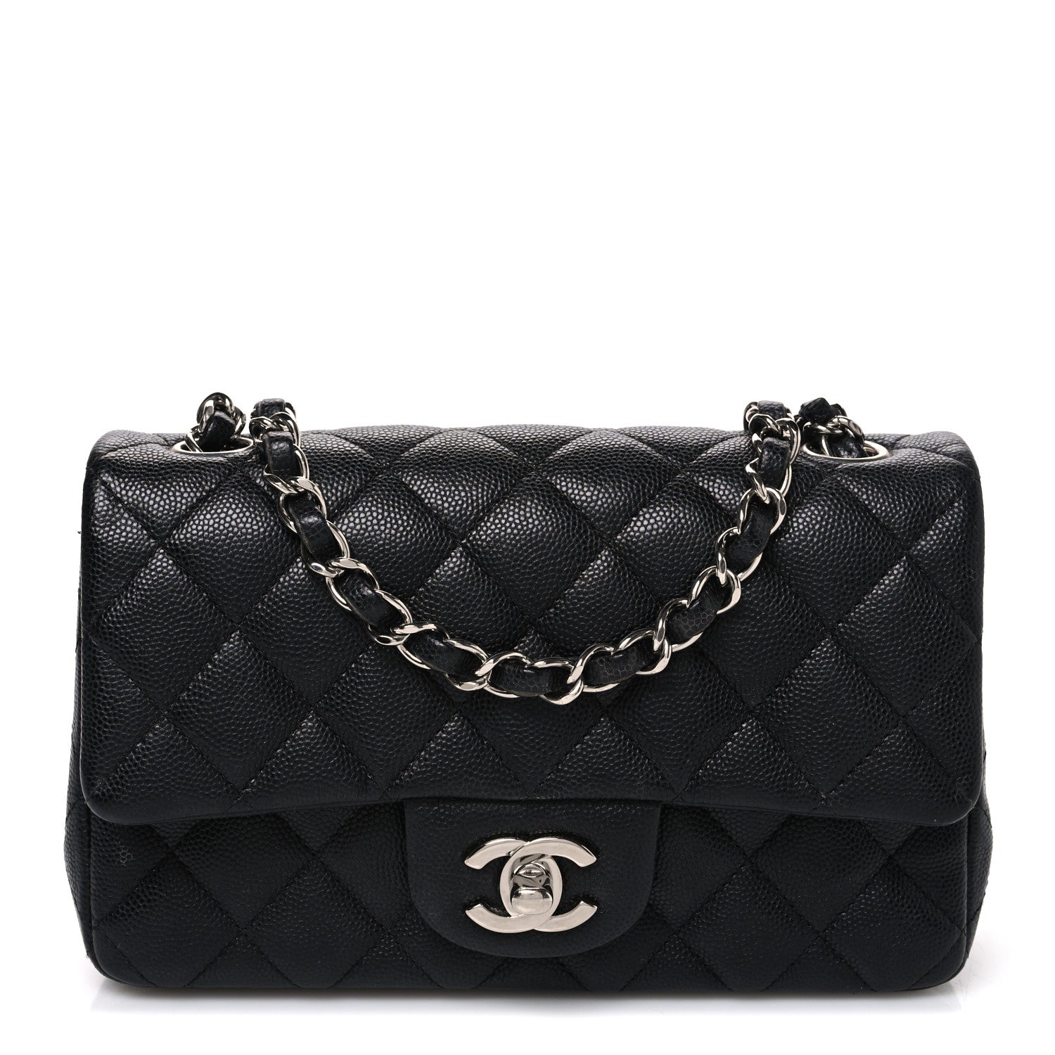 Chanel Caviar Quilted Mini Rectangular Flap Black 1 of 12