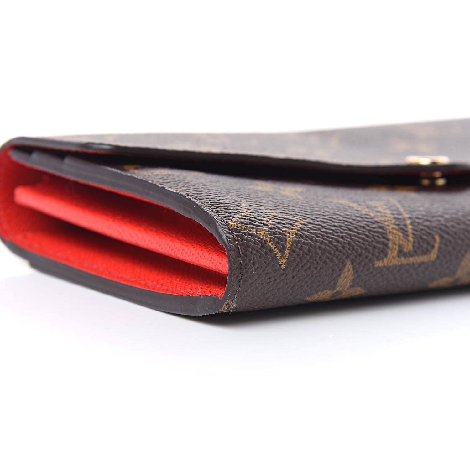 Louis Vuitton Monogram Sarah Wallet NM Coquelicot 7 of 9