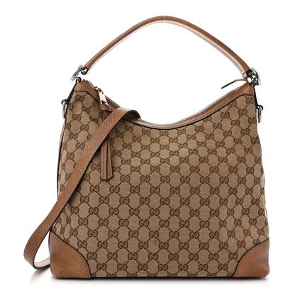 Gucci Monogram Old Libeccio Small Miss GG Hobo Beige Ebony Light Brown 1 of 10