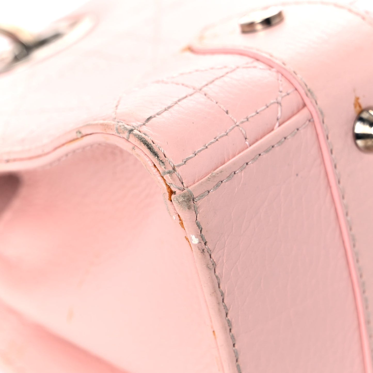 Lambskin Cannage Soft Lady Dior East West Light Pink
