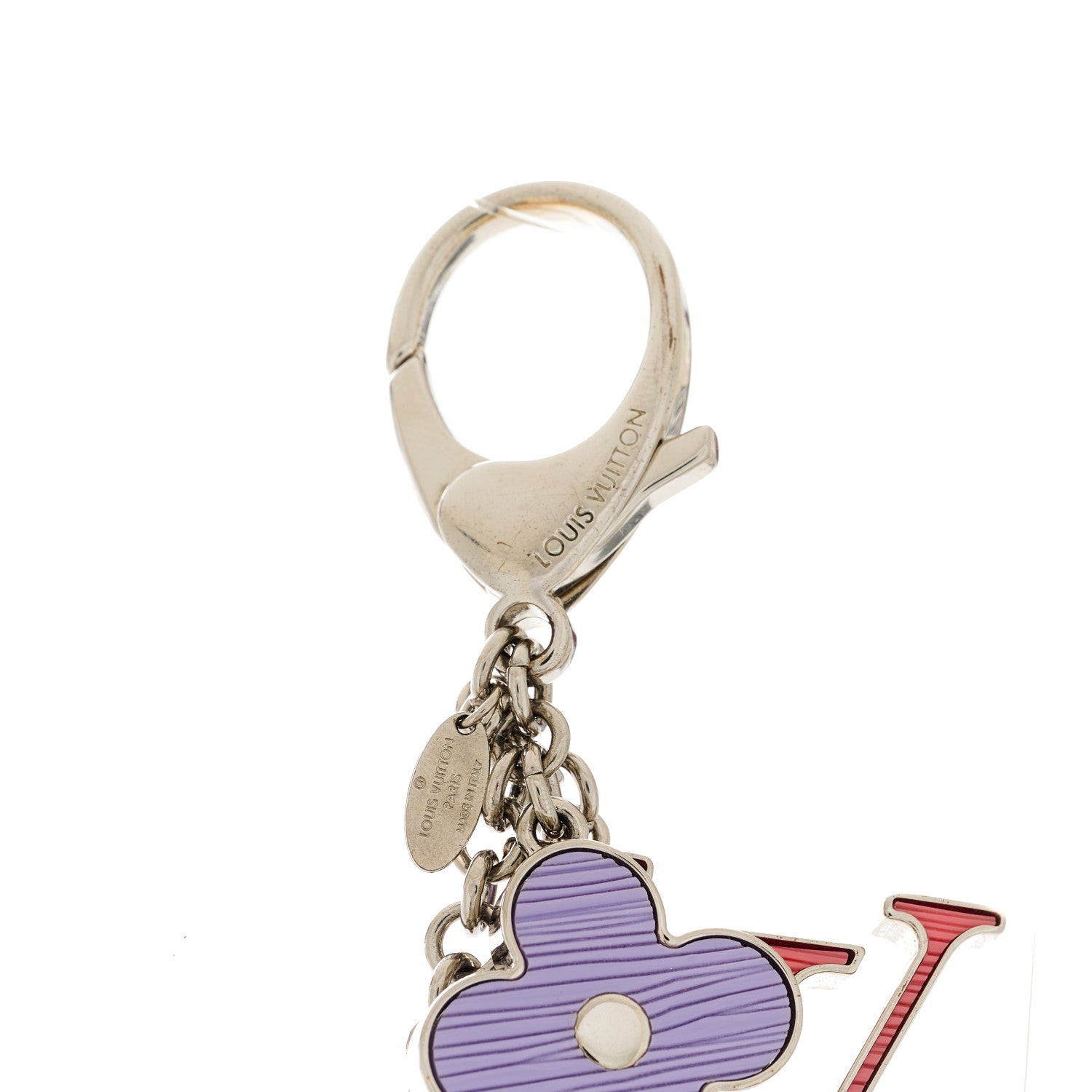 Louis Vuitton Fleur d'Epi Bag Charm Tri-Color 3 of 4