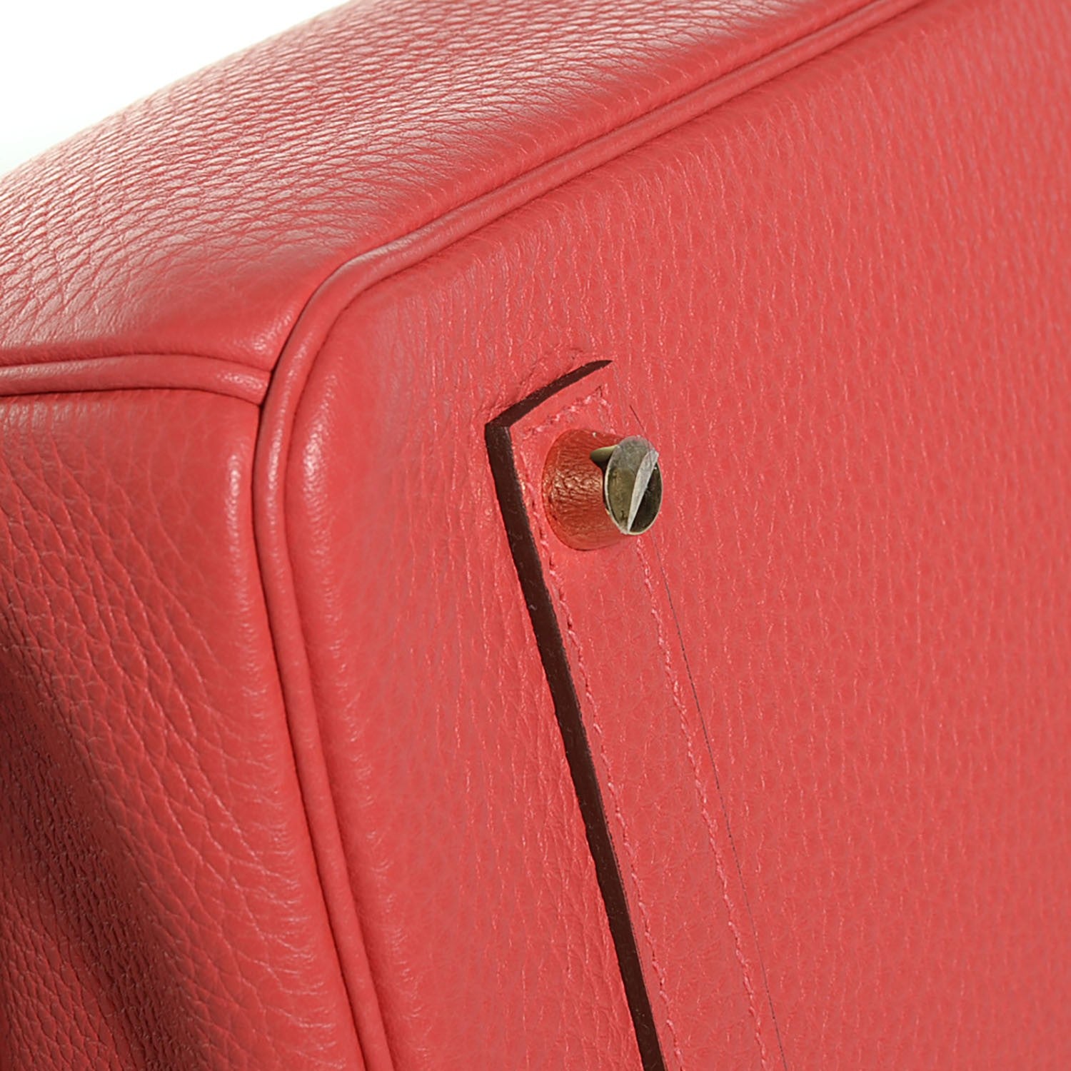 Hermes Taurillon Clemence Birkin 35 Rouge Pivoine 13 of 23