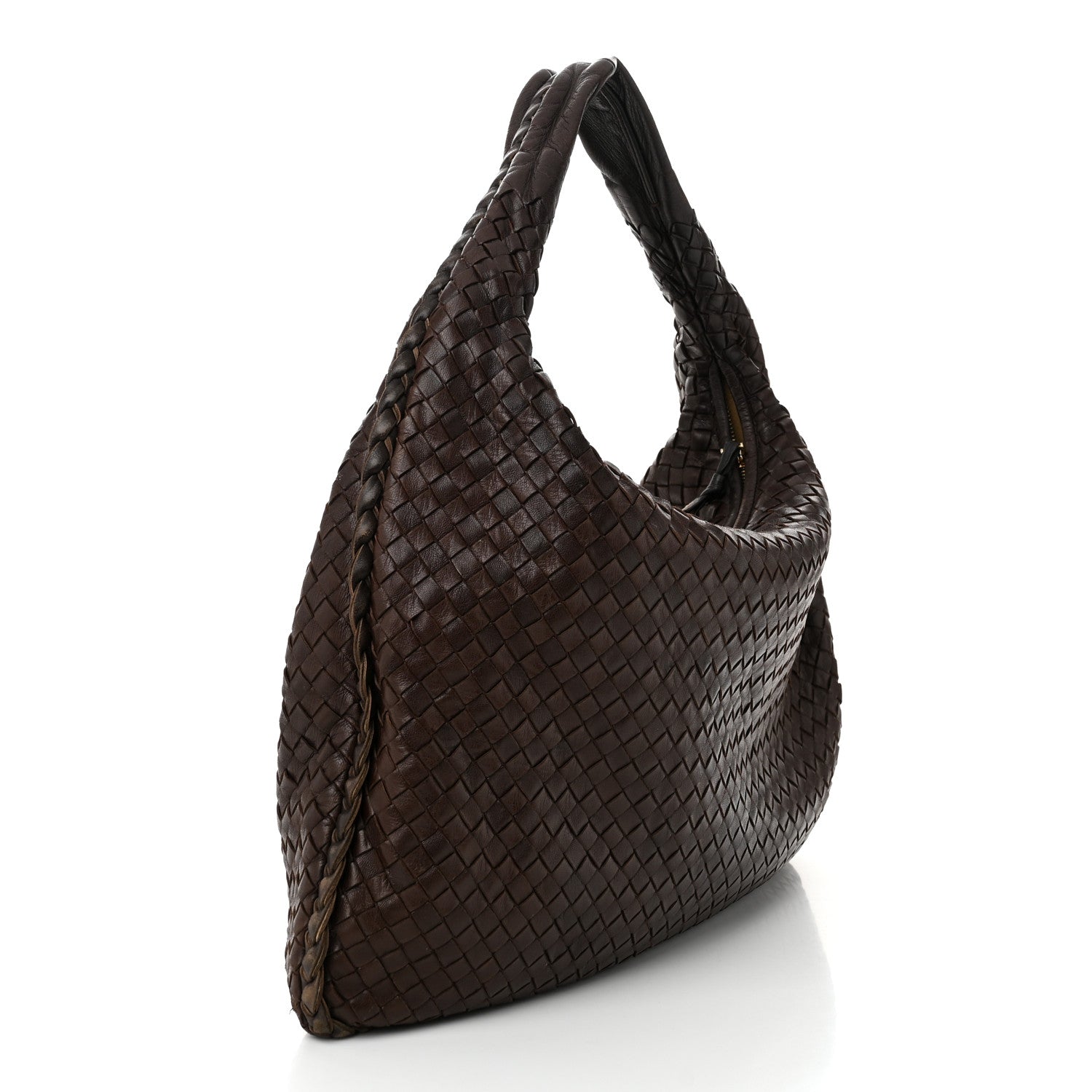 Bottega Veneta Nappa Intrecciato Large Veneta Hobo Ebano 3 of 13