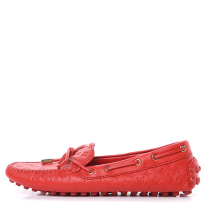 Louis Vuitton Empreinte Gloria Loafers 37 Rouge 1 of 9