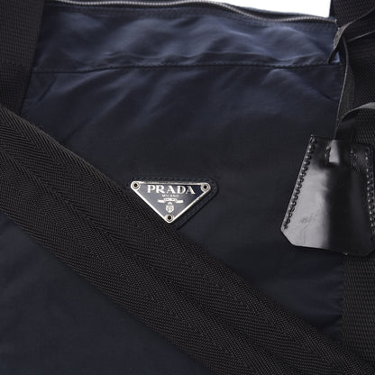 Prada Tessuto Nylon Duffle Blue 8 of 9