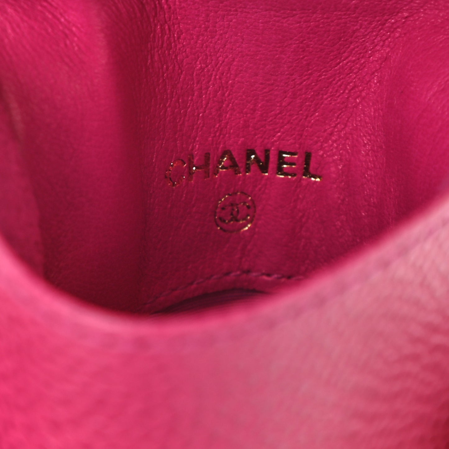 Caviar CC Phone Holder Crossbody Pink