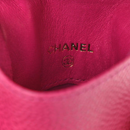 Chanel Caviar CC Phone Holder Crossbody Pink 6 of 11