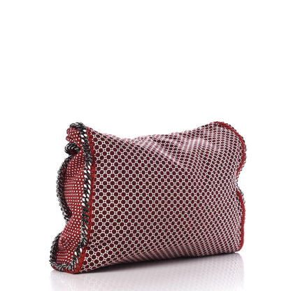 Stella McCartney Cotton Canvas Printed Big Falabella Tote Red 3 of 9