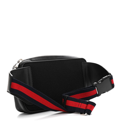 Gucci Soft GG Supreme Monogram Web Belt Bag Black Grey 3 of 11