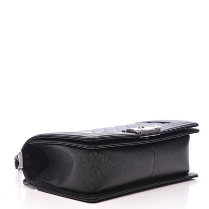 Chanel Caviar Quilted Medium Boy Flap Black 4 of 12