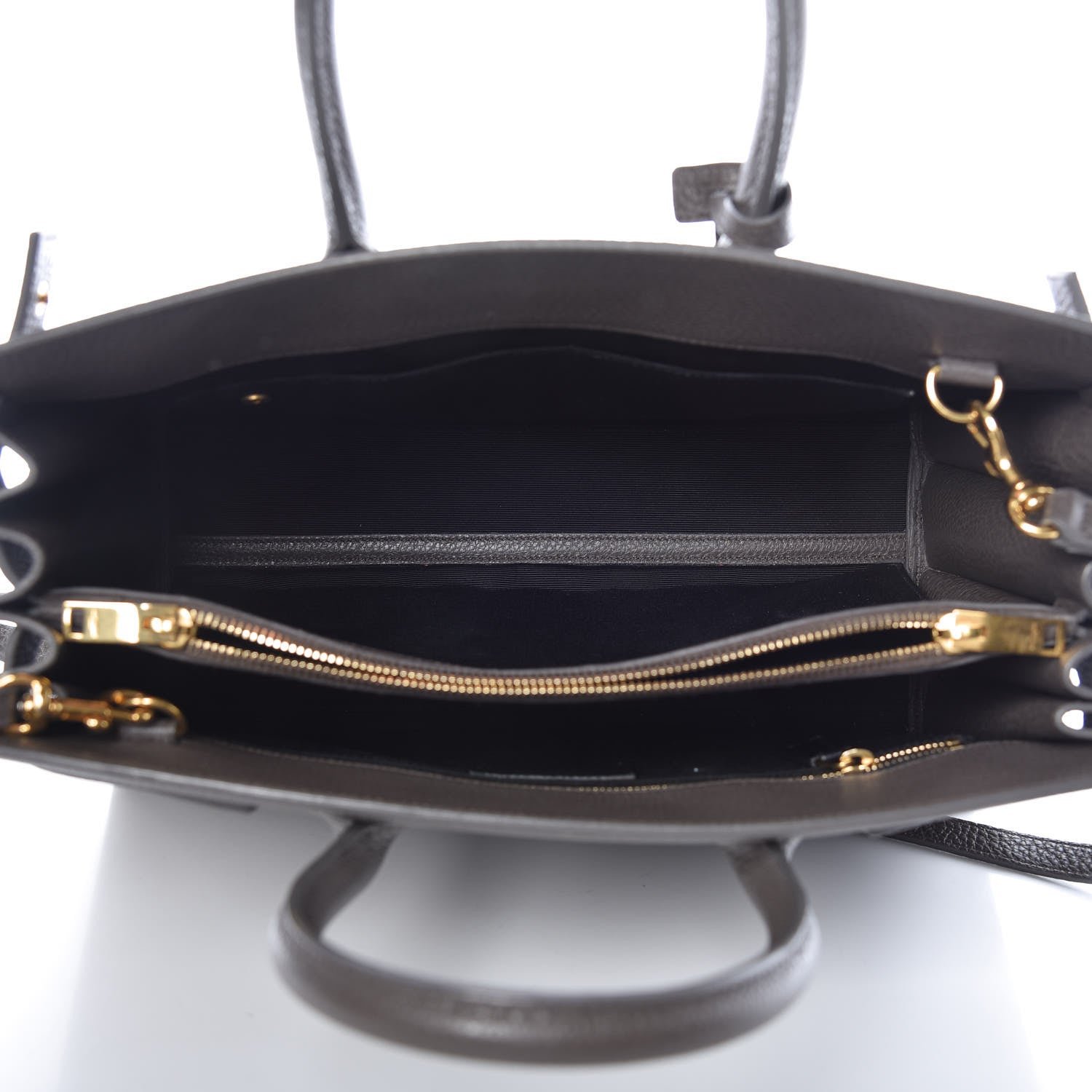 Saint Laurent Grained Calfskin Small Sac De Jour Fog 5 of 11