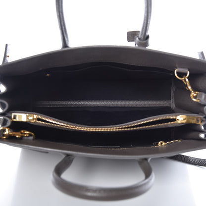 Saint Laurent Grained Calfskin Small Sac De Jour Fog 5 of 11
