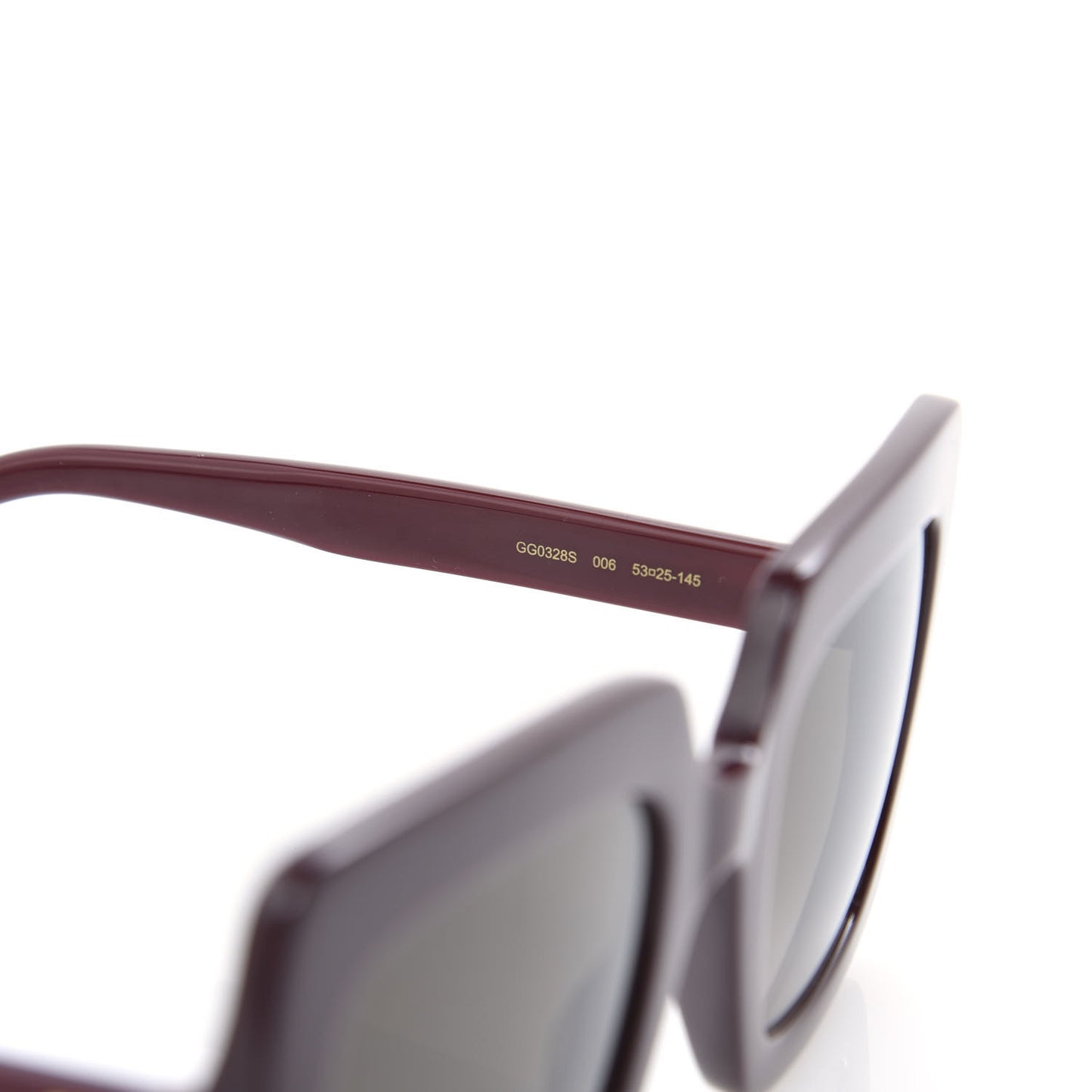 Acetate Oversize Sunglasses GG0328S Red
