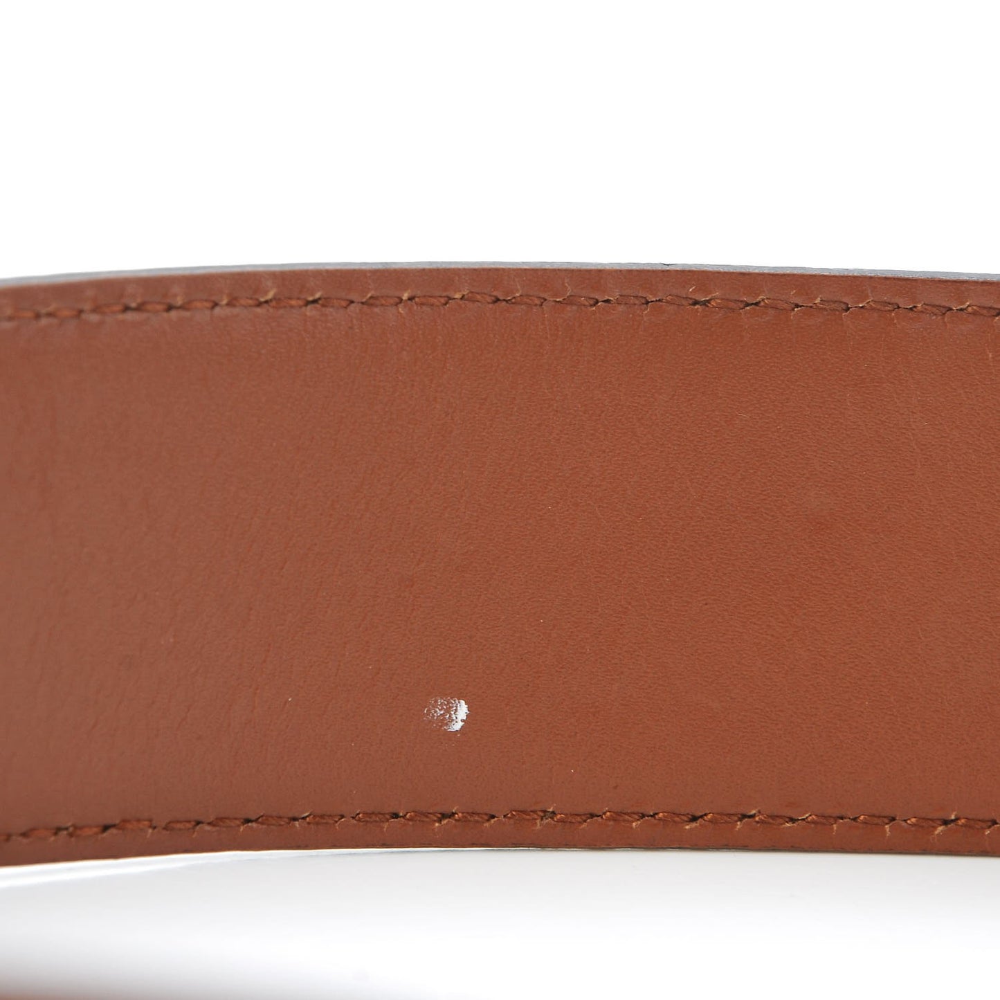 Calfskin Horsebit Buckle Belt 85 34 Brown