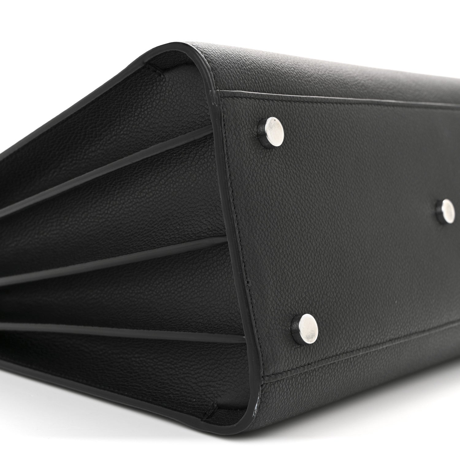 Saint Laurent Grained Calfskin Small Sac De Jour Black 9 of 10