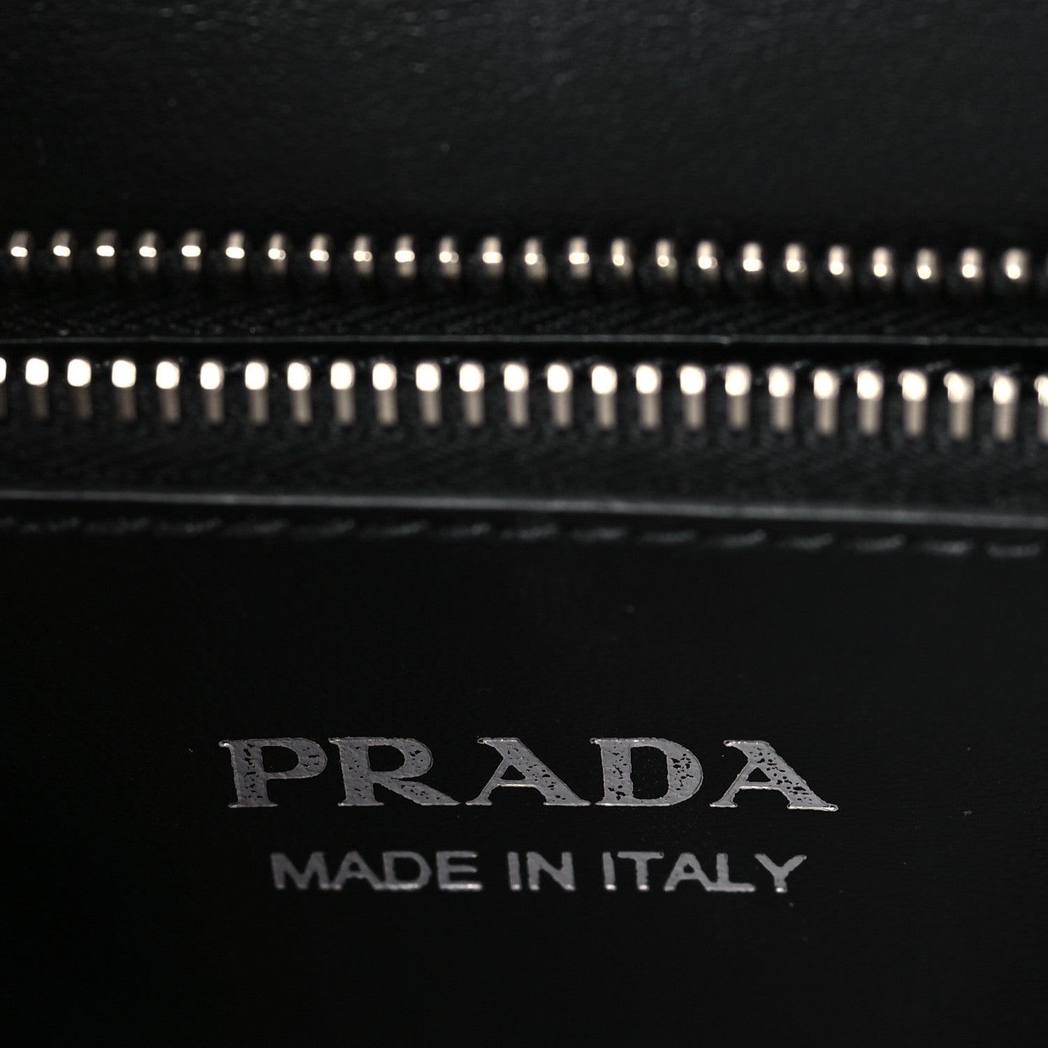 Prada Saffiano City Calfskin Studded Large Elektra Shoulder Bag Black Fuoco 6 of 8