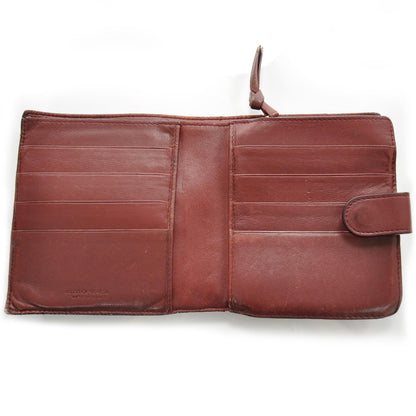 Bottega Veneta Nappa Intrecciato French Compact Wallet Pink 6 of 9