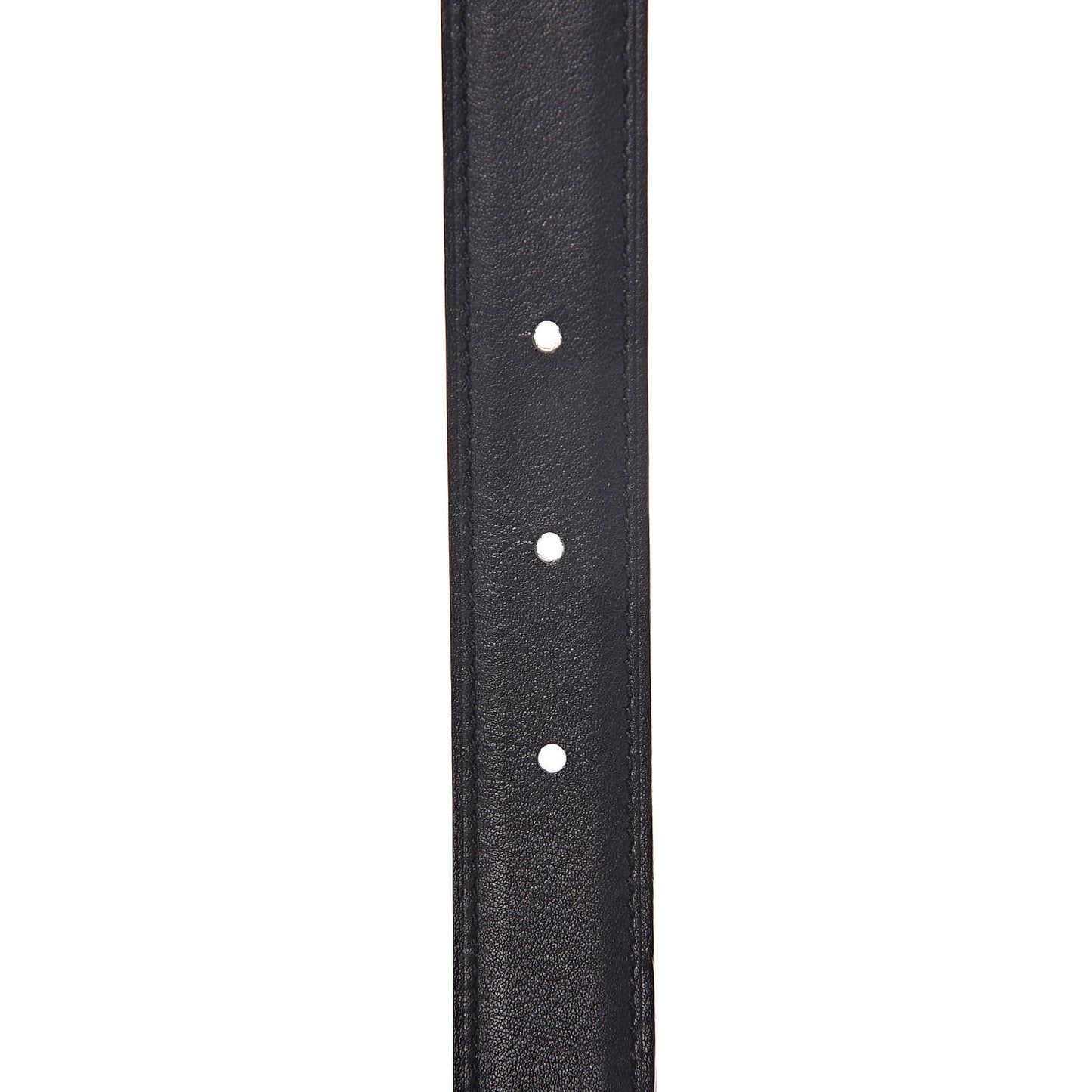 Swift Epsom 24mm Mini Constance H Belt 85 Black Gold