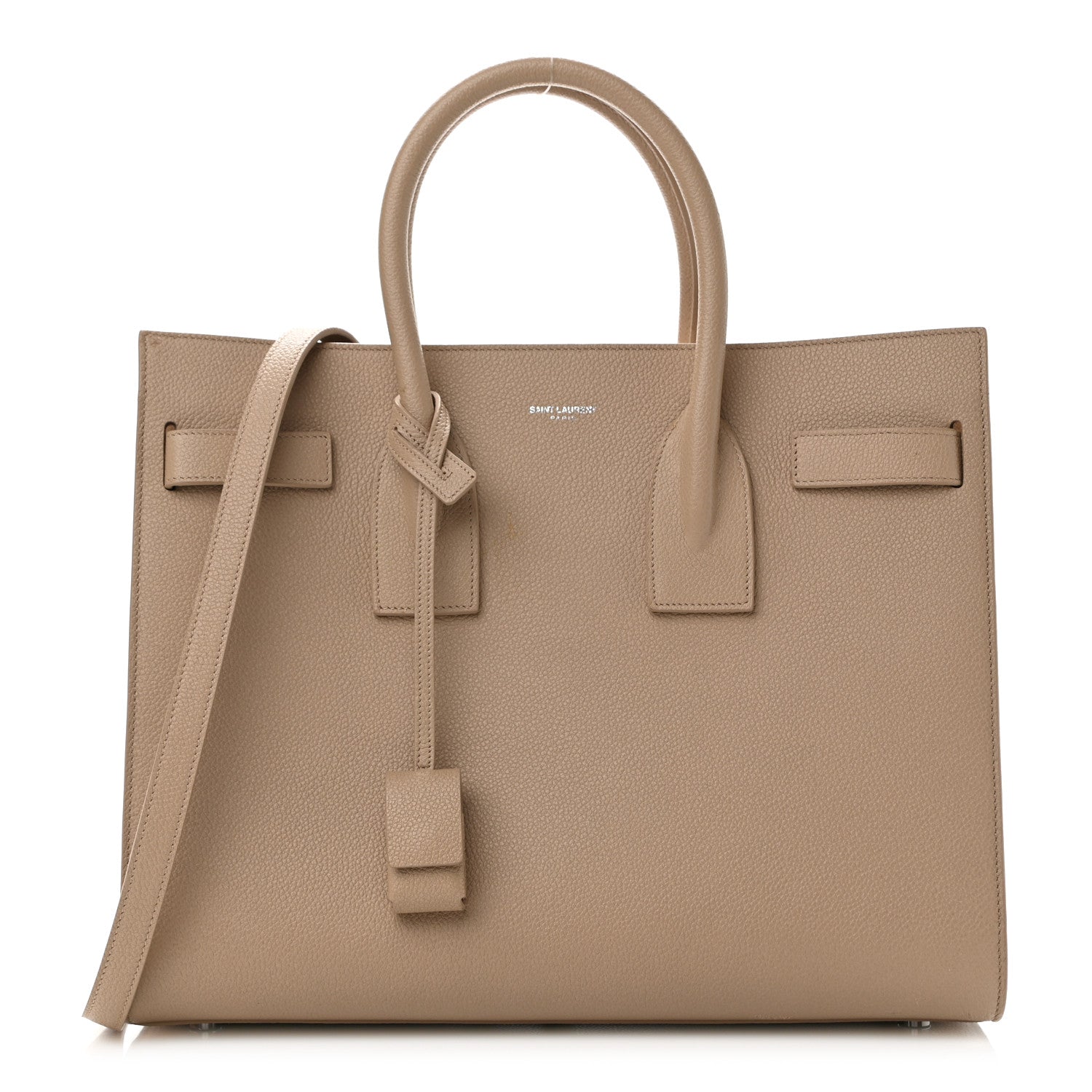 Saint Laurent Grained Calfskin Small Sac De Jour Nude Powder 1 of 13