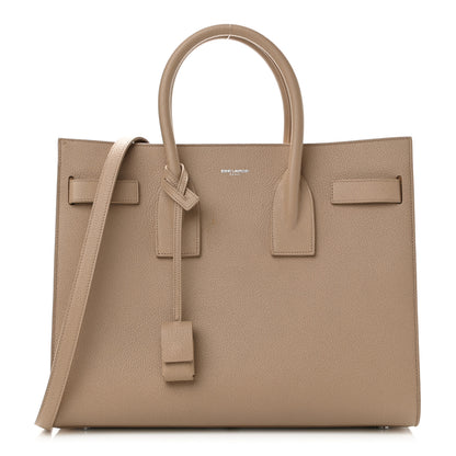 Saint Laurent Grained Calfskin Small Sac De Jour Nude Powder 1 of 13