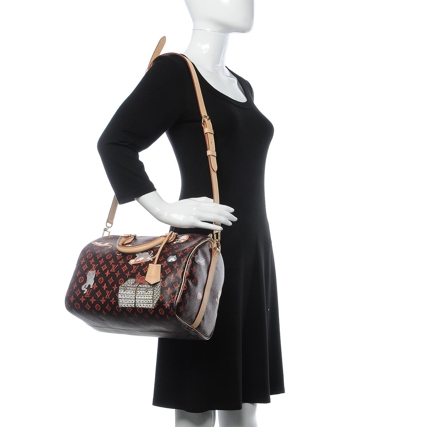 Catogram Speedy Bandouliere 30 Marron