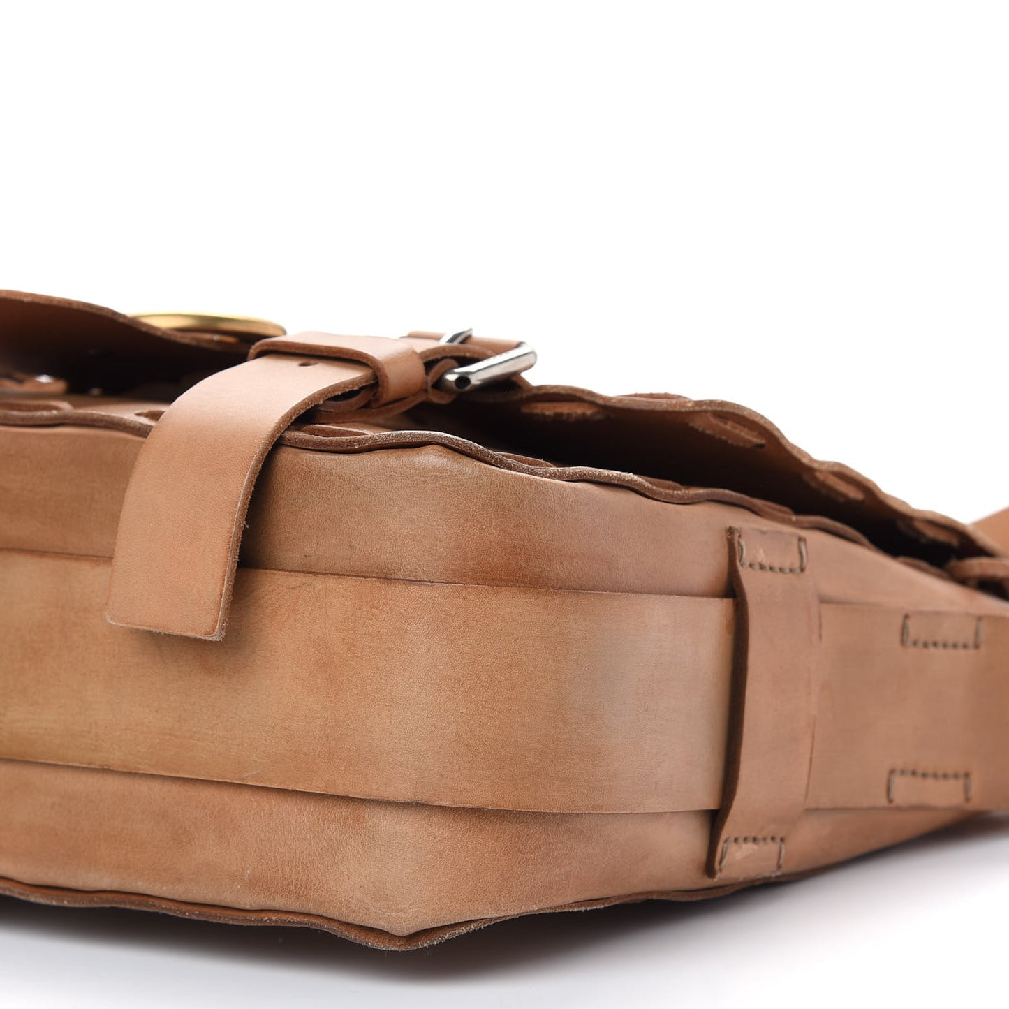 Calfskin Marmont Mens Messenger Bag Light Brown