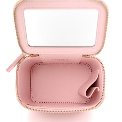 Chanel Caviar Quilted Mini Vanity Case With Chain Light Pink 5 of 11
