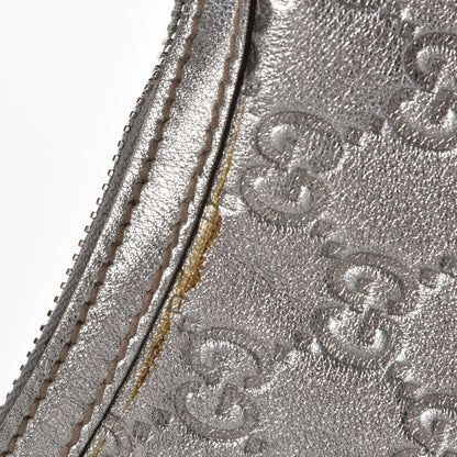 Gucci Metallic Guccissima Small Princy Hobo Silver 10 of 10